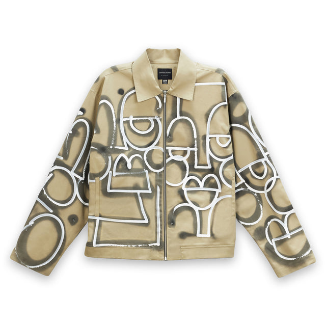 ARTFACE JACKET IN BEIGE ONE OF ONE