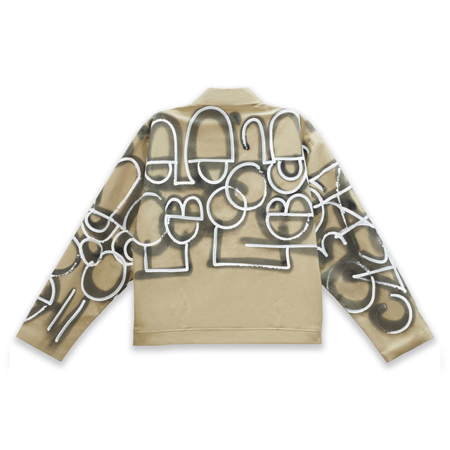 ARTFACE JACKET IN BEIGE ONE OF ONE