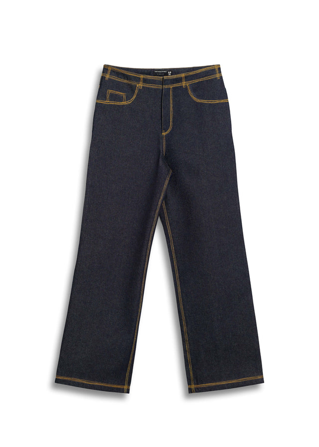 BADLY STITCHED DENIM PANTS