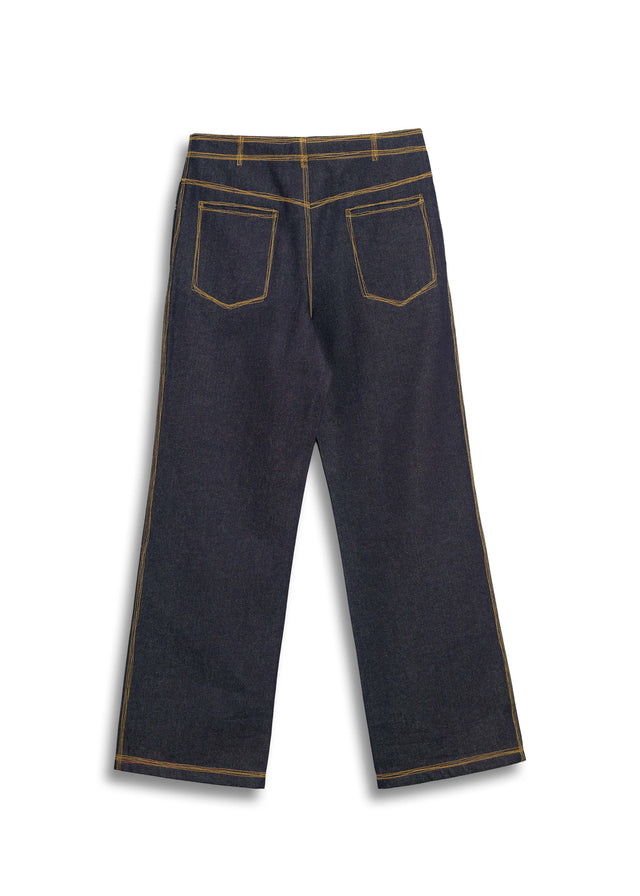 BADLY STITCHED DENIM PANTS