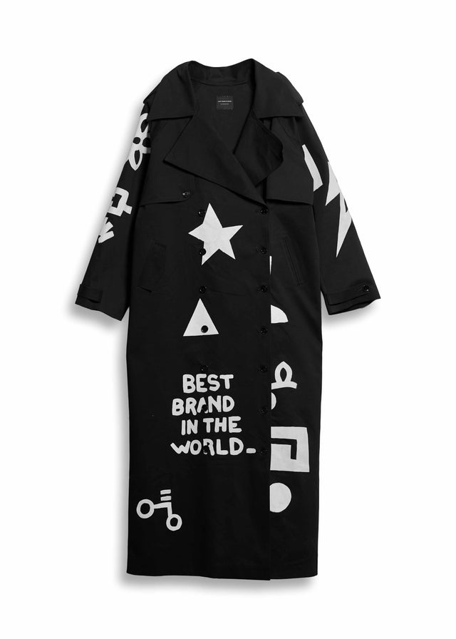 TRENCH COAT IN BLACK ONE OF ONE
