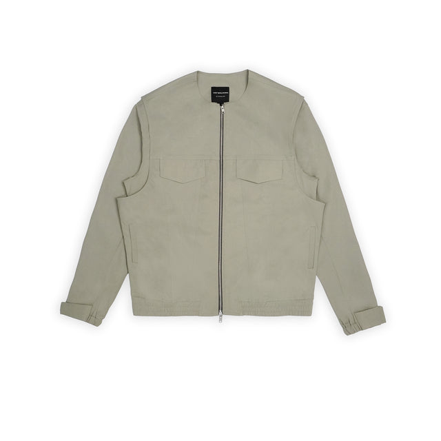 DOUBLE TROUBLE JACKET IN CLOUD GREY