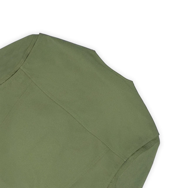DOUBLE TROUBLE JACKET IN OLIVE GREEN