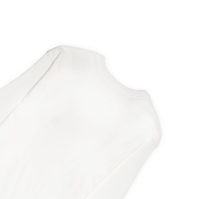 RIB BODYCON MEN FULL SLEEVE WHITE