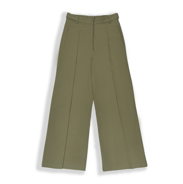 BIG PLEAT PANTS IN CAMEL