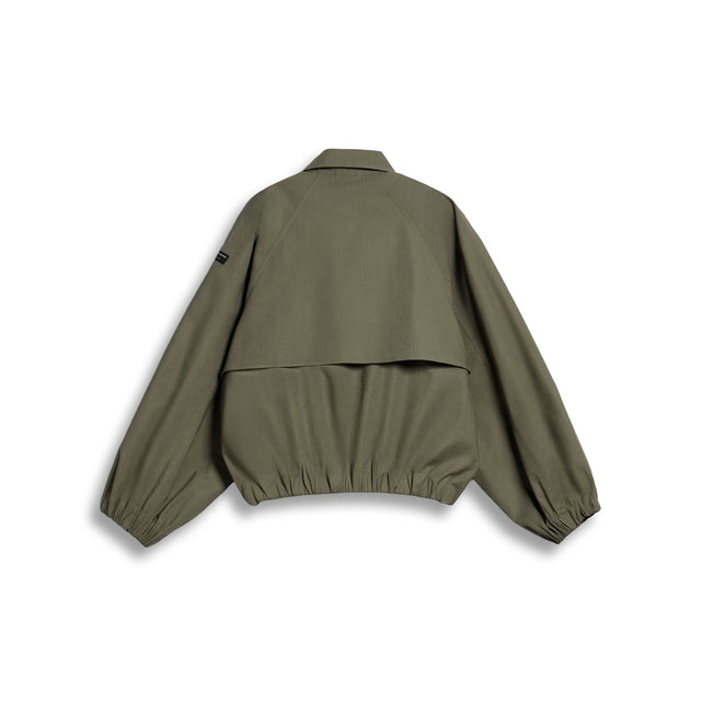 SAVILE JACKET IN OLIVE GREY