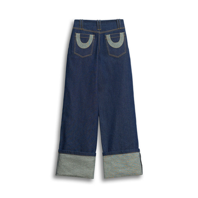 EYE SPY DENIM PANT IN BLUE
