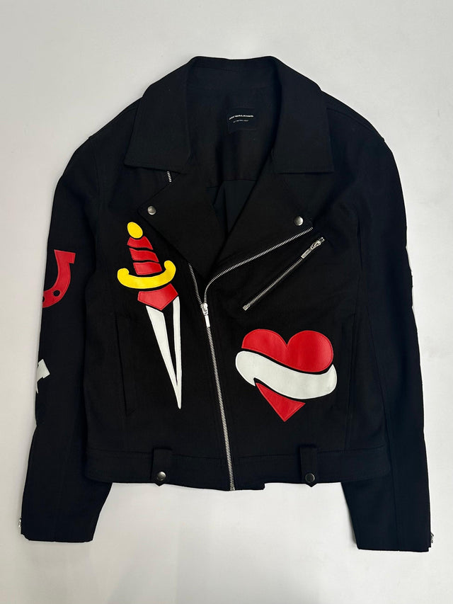 HEARTBREAK BIKER JACKET IN BLACK ONE OF ONE