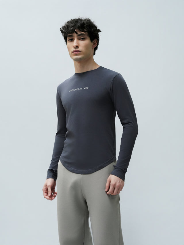 BODYCON MEN FULL SLEEVE GREY