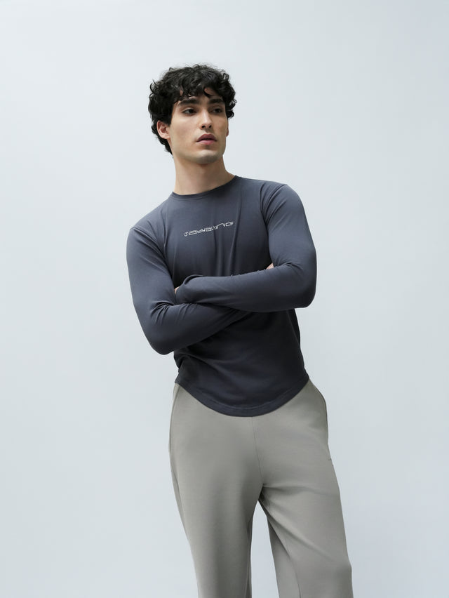 BODYCON MEN FULL SLEEVE GREY