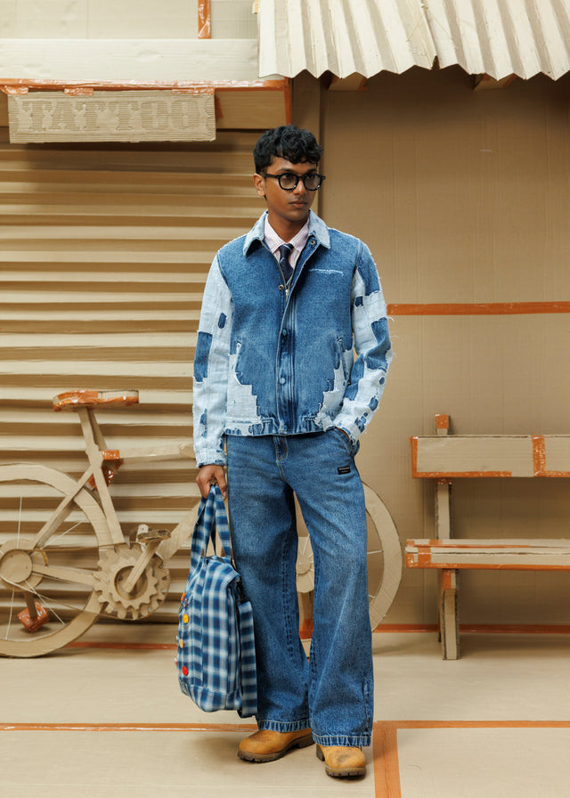 RUIN JACKET IN BLUE