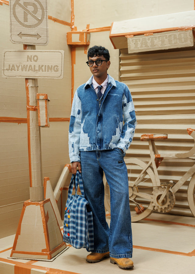 STASH POCKET PANTS IN BLUE
