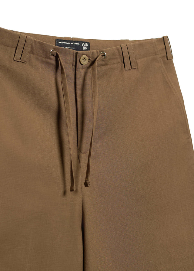 LILUM DROP CROTCH PANT IN BROWN