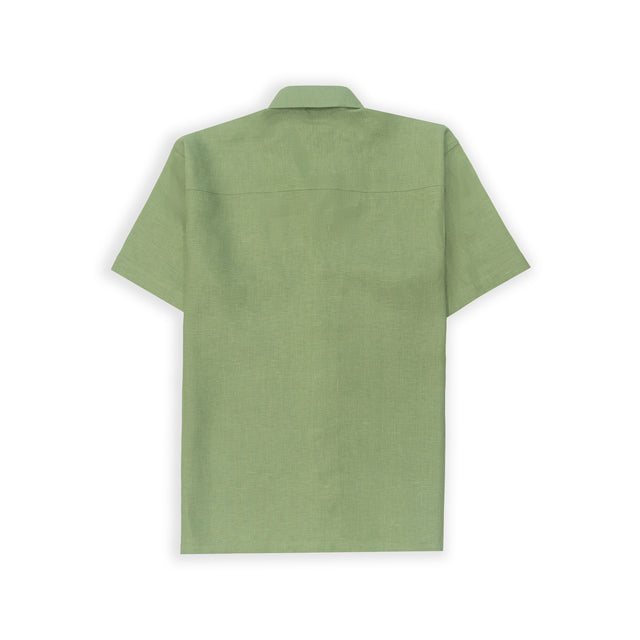 LINEN SHIRT IN GREEN