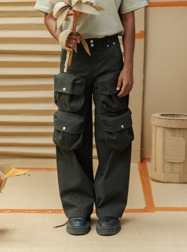 MILITARY PANT IN GREEN [UNISEX]