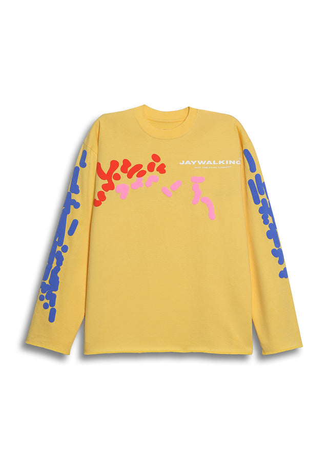 SKETCHPEN FULL SLEEVE T-SHIRT IN YELLOW [UNISEX]