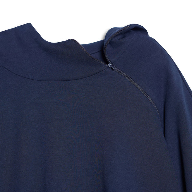 BUBBLE HOODIE IN NAVY BLUE