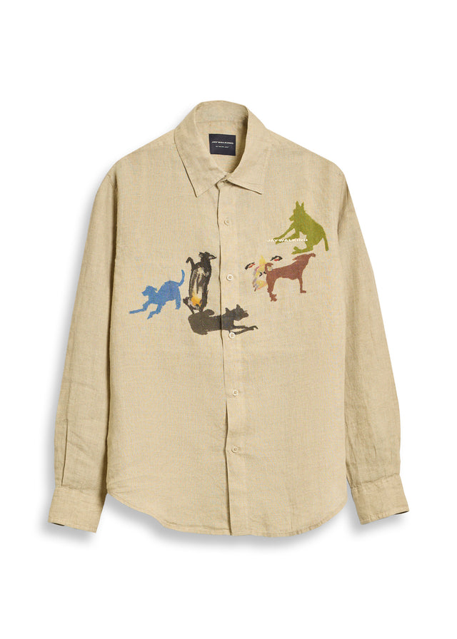 DOG LINEN SHIRT [UNISEX]