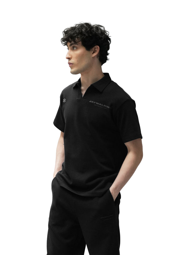 RICH POLO IN BLACK [UNISEX]