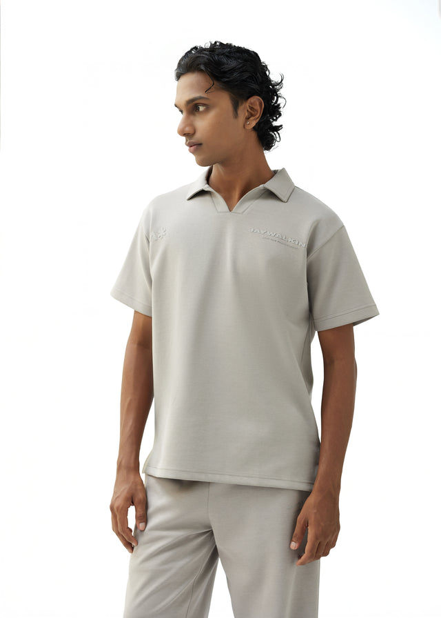 RICH POLO IN OYSTER GREY [UNISEX]