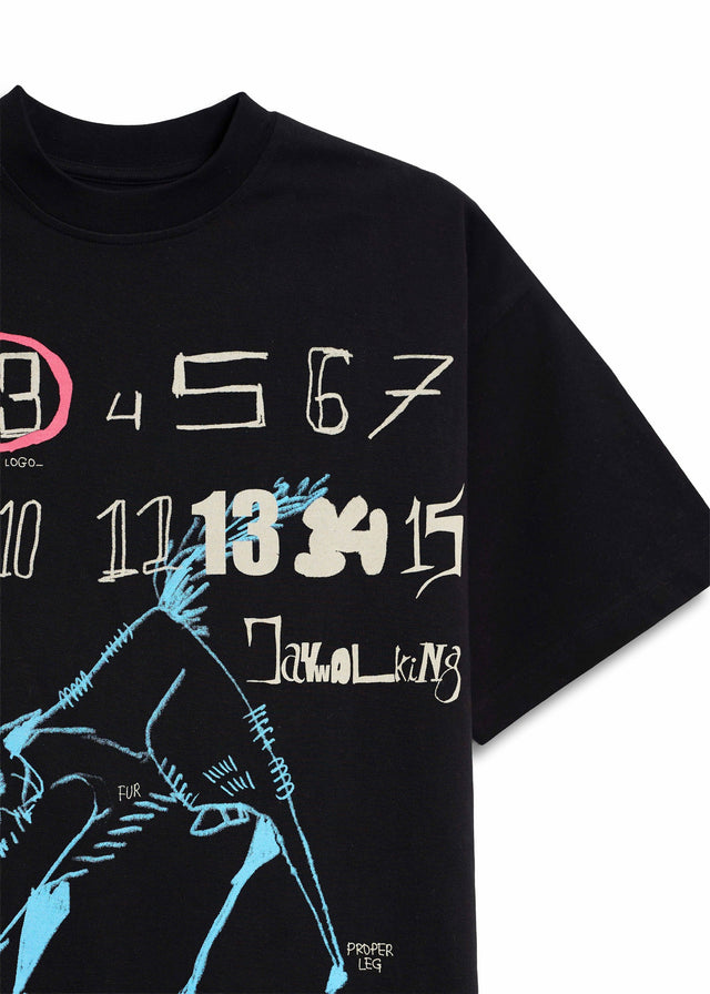 CAT 2.0 T-SHIRT IN BLACK [UNISEX]
