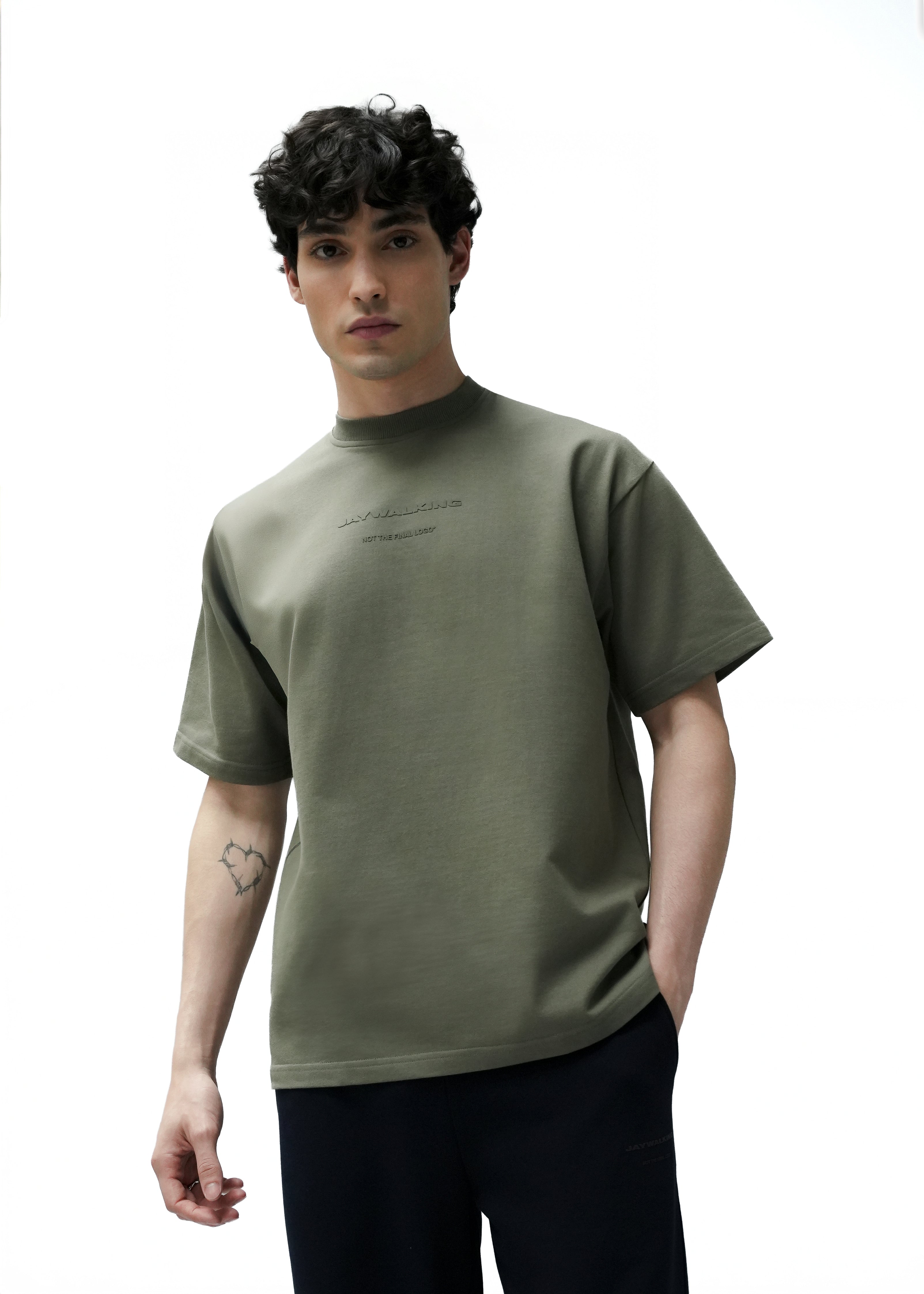 BASICS IN DUSKY GREEN MONOCHROME [UNISEX] – JAYWALKING