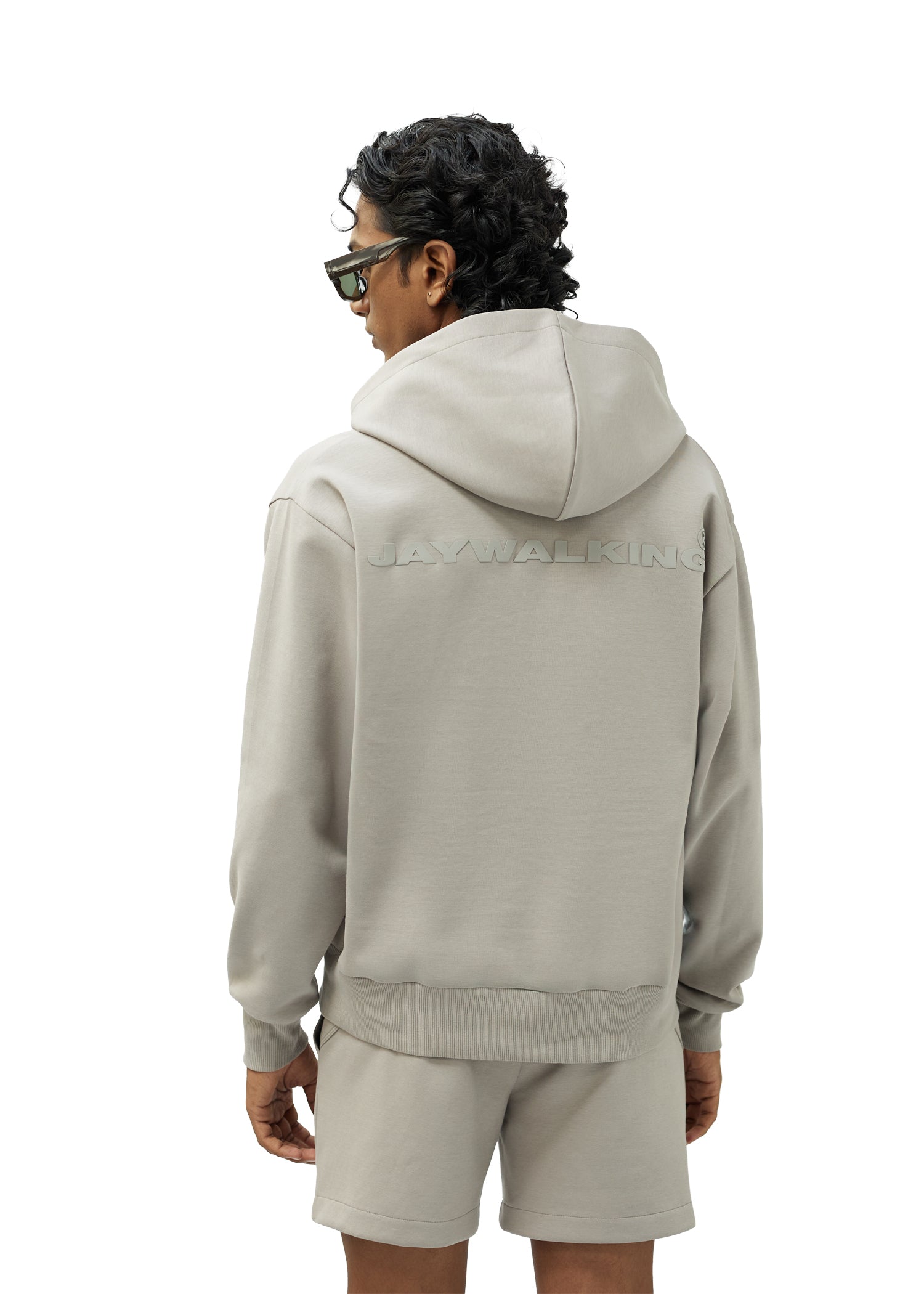 【新品タグ付き】Ameri OYSTER SILHOUETTE HOODIE OYSTER SILHOUETTE HOODIE RICH HOODIE IN OYSTER GREY [UNISEX