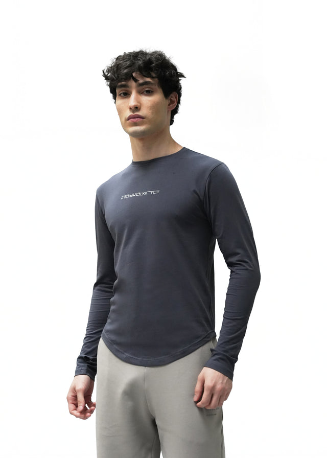 BODYCON MEN FULL SLEEVE GREY