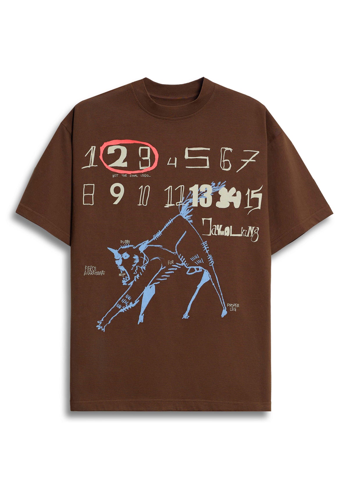 Cat 2.0 T-Shirt, brown