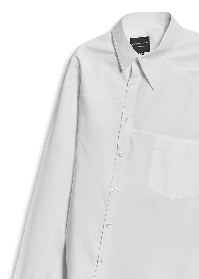 BADLY CUT SHIRT IN WHITE [UNISEX]