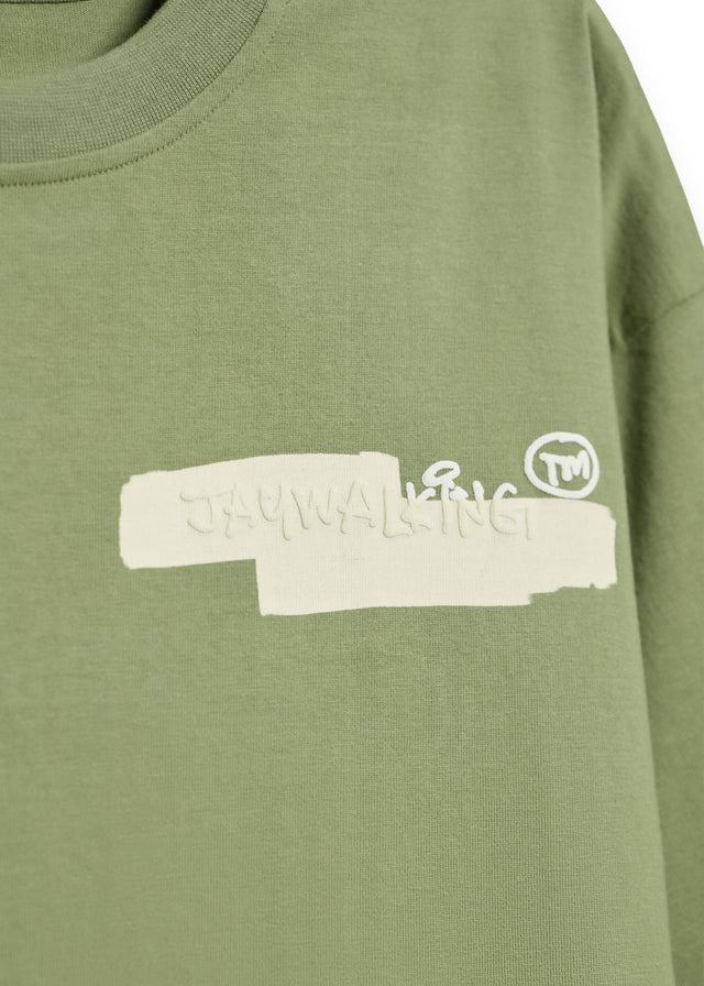 BEAUTIFUL LADY COVERUP T-SHIRT IN GREEN [UNISEX]