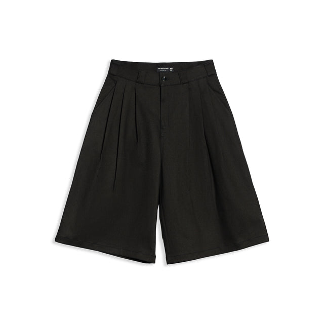 DENIM JORTS IN BLACK [UNISEX]