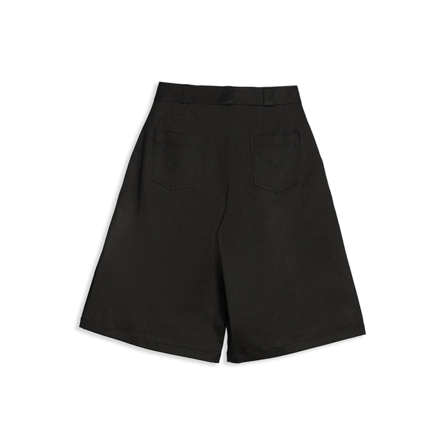 DENIM JORTS IN BLACK [UNISEX]