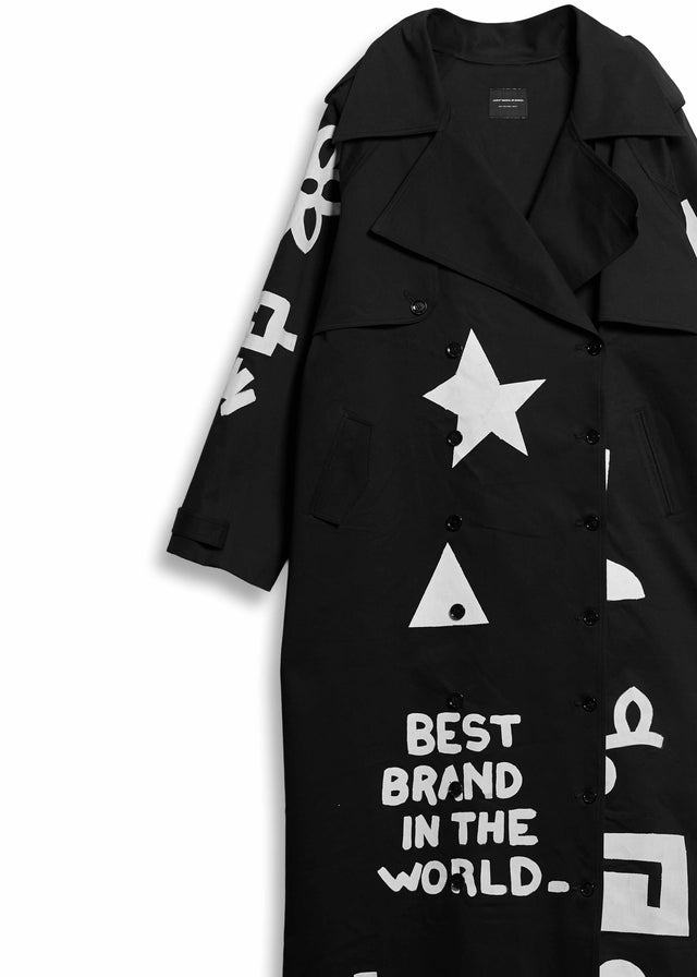 TRENCH COAT IN BLACK ONE OF ONE