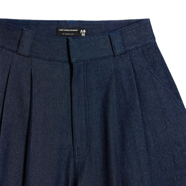 DENIM JORTS IN BLUE [UNISEX]