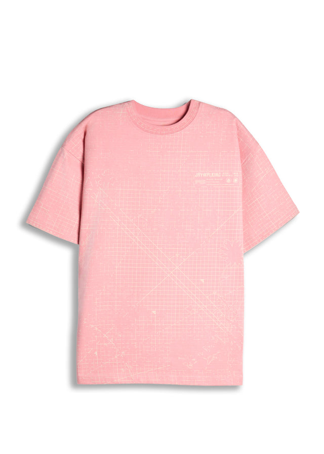 CUTTING MAT T-SHIRT IN PINK [UNISEX]