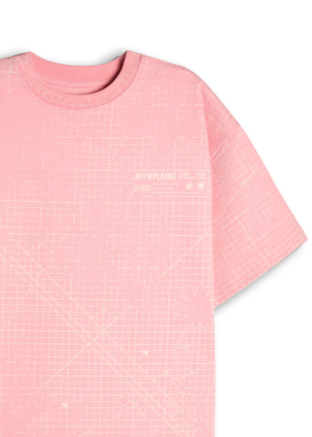 CUTTING MAT T-SHIRT IN PINK [UNISEX]