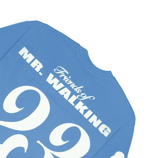 FRIENDS OF MR. WALKING T-SHIRT IN BLUE [UNISEX]