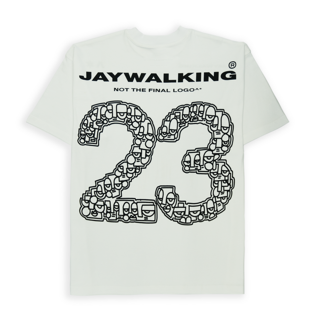23 ART FACES TSHIRT IN WHITE [UNISEX] JAYWALKING