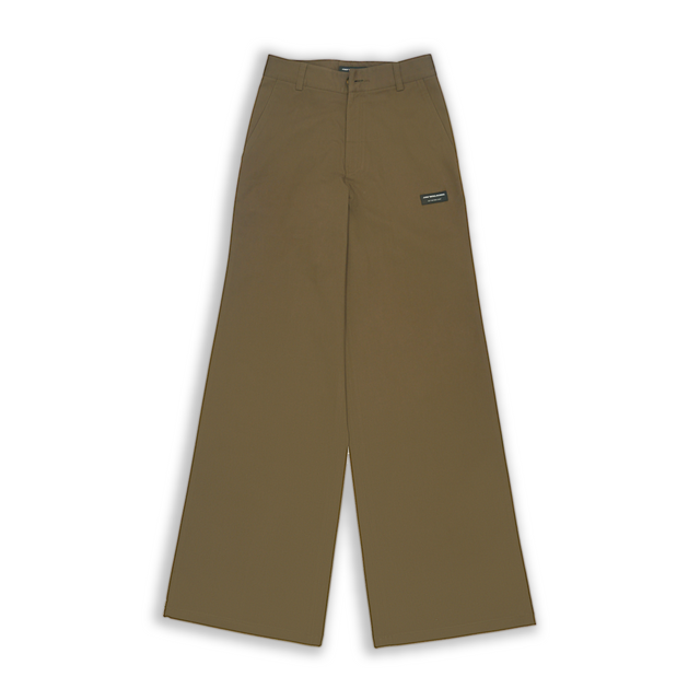 WIDE LEG PANTS IN BROWN [UNISEX]