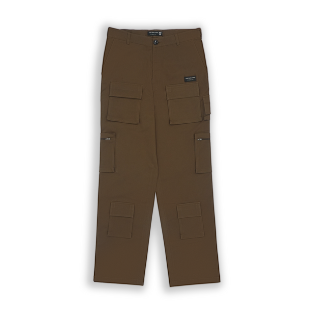 BOX UTILITY PANTS IN BROWN [UNISEX]