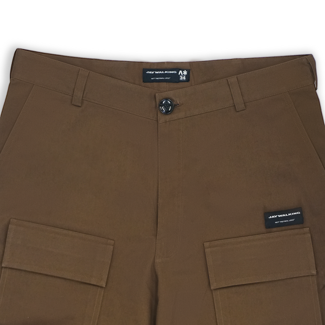 BOX UTILITY PANTS IN BROWN [UNISEX]
