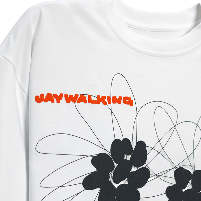 TRIBAL ART FACE T-SHIRT IN WHITE [UNISEX]