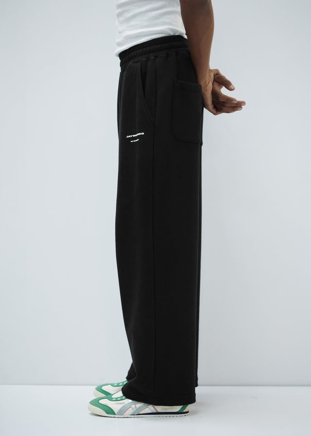 HEAVY TRACK PANTS IN BLACK [UNISEX]