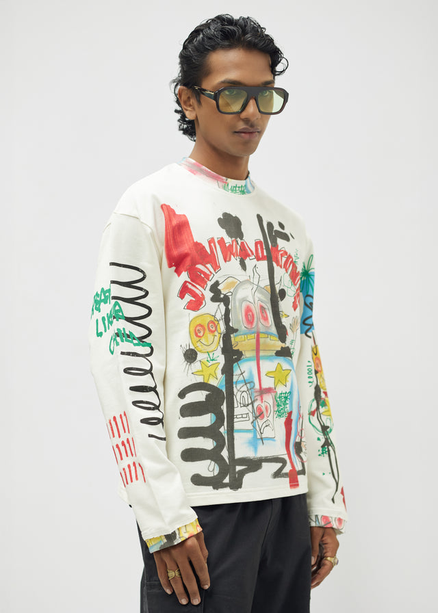 ROBOT FULL SLEEVE T-SHIRT [UNISEX]