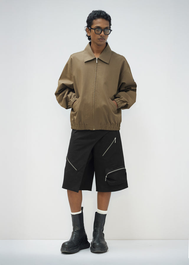 UNIFORM JACKET IN WOOD BROWN [UNISEX]