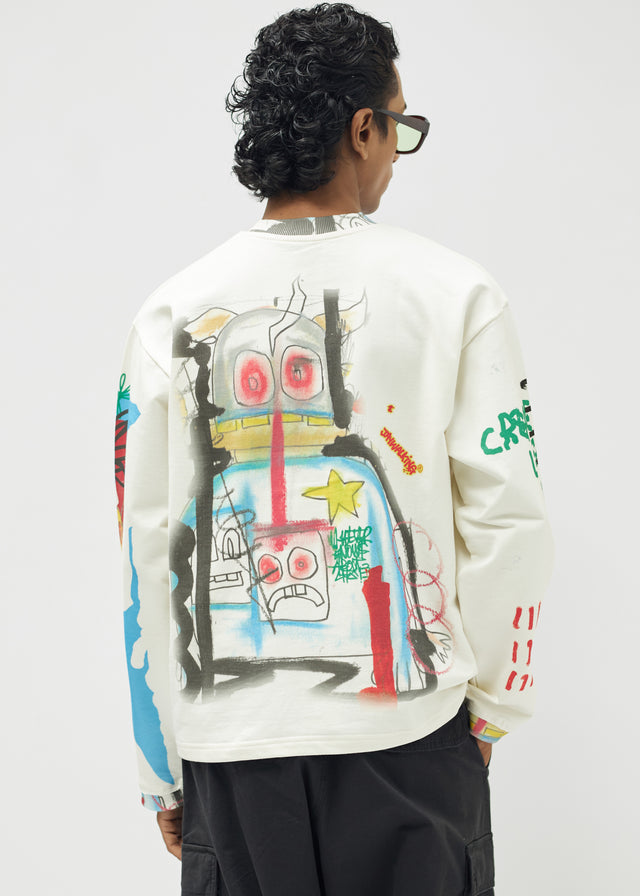 ROBOT FULL SLEEVE T-SHIRT [UNISEX]
