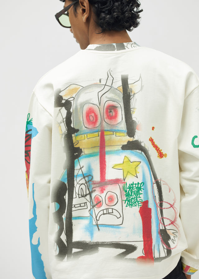 ROBOT FULL SLEEVE T-SHIRT [UNISEX]