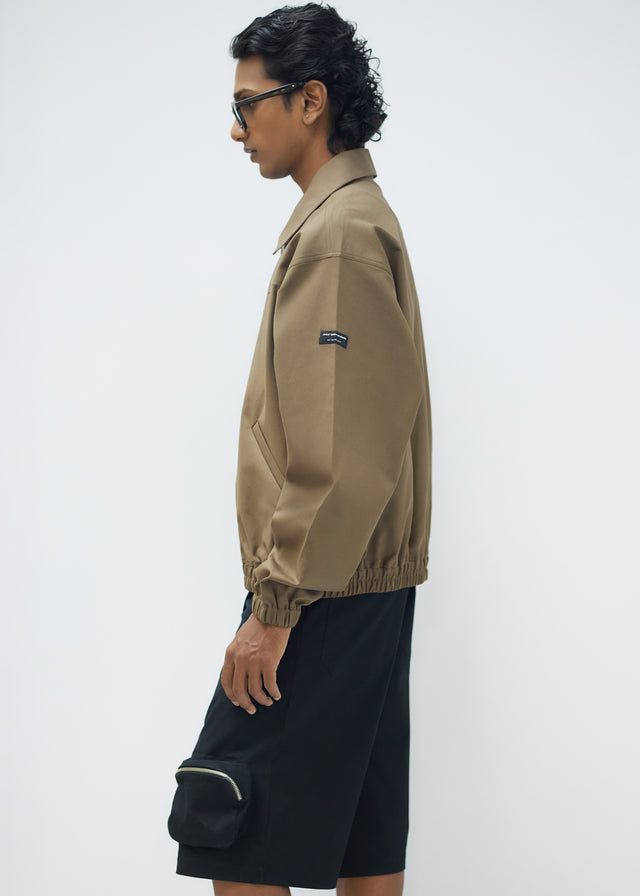 UNIFORM JACKET IN WOOD BROWN [UNISEX]