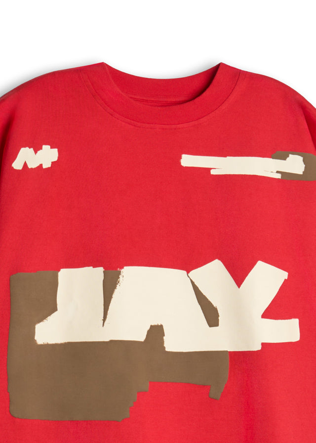 FOMW COVERUP T-SHIRT IN RED[UNISEX]